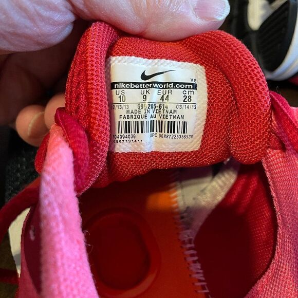 Mint condition Nike Air Zoom Pegasus 30 Red Charcoal Grey 10 US 44 EUR - Picture 7 of 7